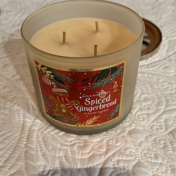 Bath & Body Works Accents Bath And Body Works Three Wick Candle New